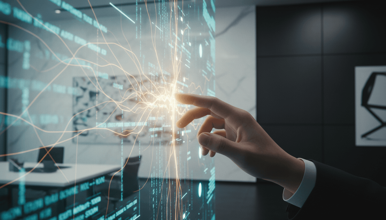 Ilustración conceptual de la Paradoja de la Eficiencia destacando el contraste entre la automatización digital y el valor del toque humano como elemento de lujo.